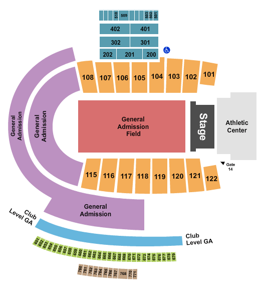 Folsom Field Dead And Company Seating Chart